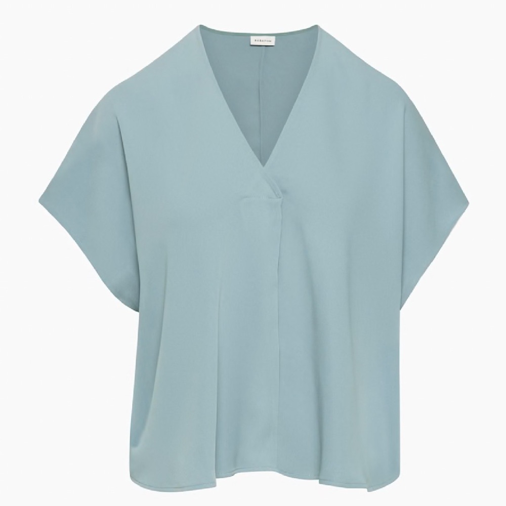 Elegant Blue Women's Top